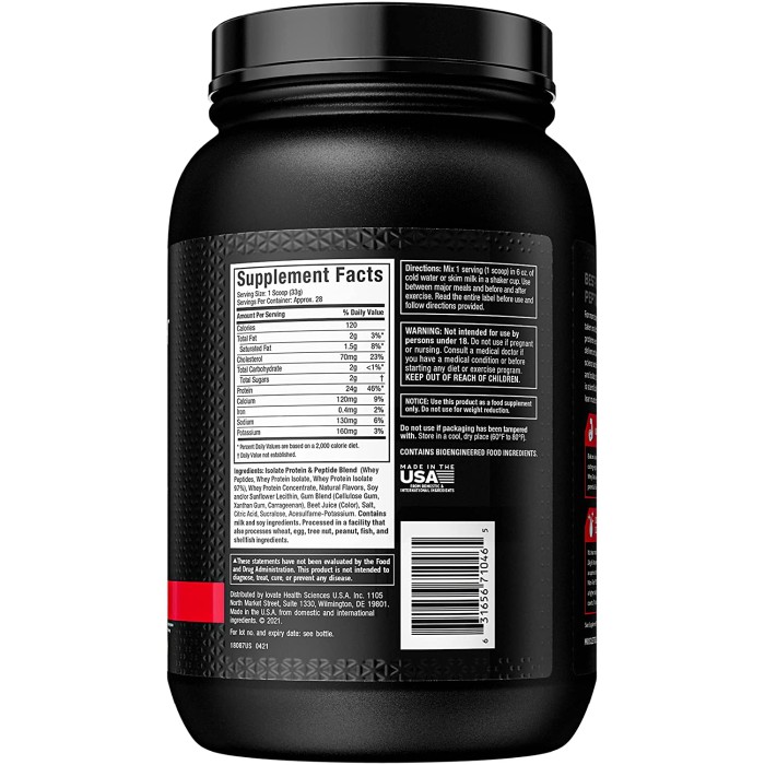 Muscletech Nitro Tech 100% Whey Gold 920 грам, пептиди і ізолят сироваткового протеїну