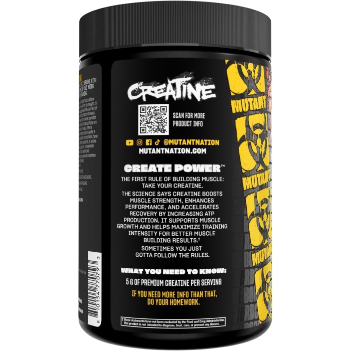 Mutant Creatine Monohydrate 300 грам, креатин моногідрат