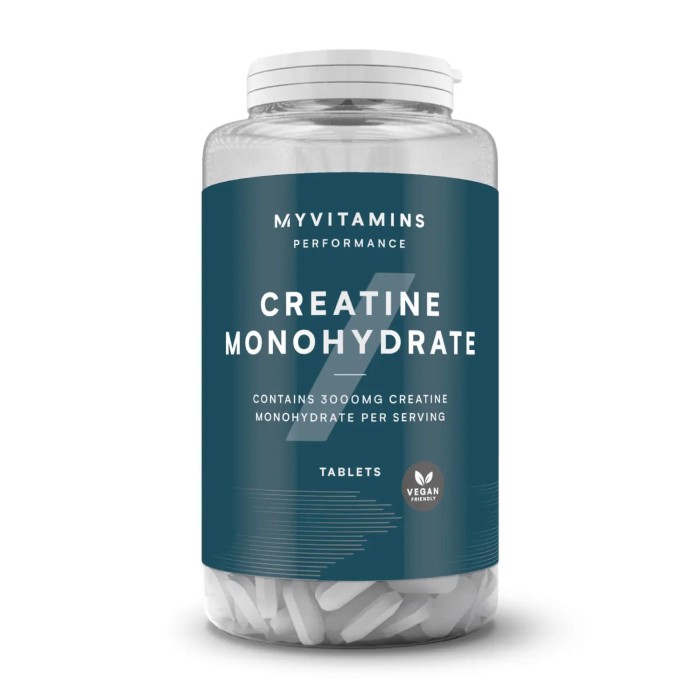 Myprotein Creatine Monohydrate 250 таблеток, моногідрат креатину