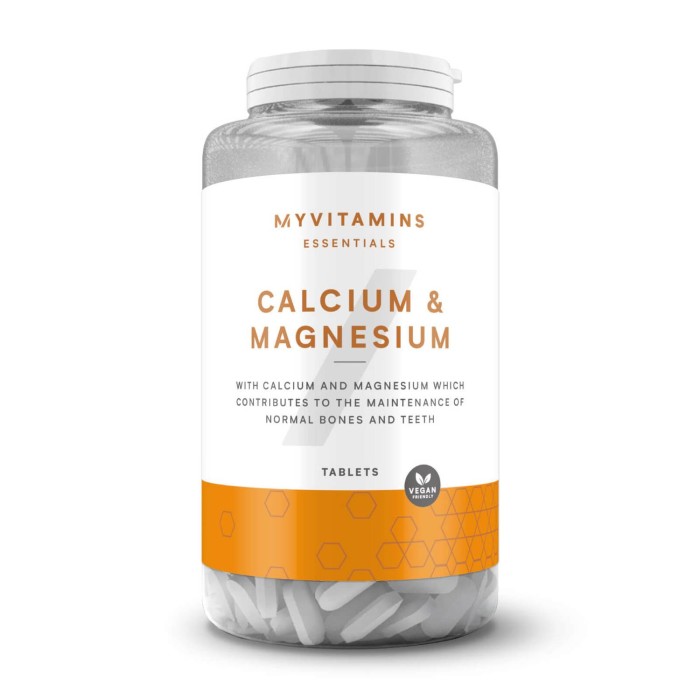 Myvitamins Calcium Magnesium 90 таблеток, мінерали кальцій магній