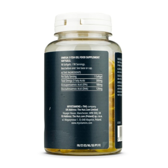 Myprotein Omega 3 90 капсул, омега 3, риб'ячий жир