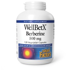 Natural Factors WellBetX Berberine 500 mg 120 caps
