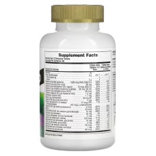 Nature's Plus Animal Parade Gold 120 таблеток, жувальні мультивітаміни без цукру, зі смаком винограду, у формі веселих цукерок