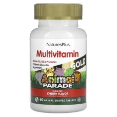 Nature's Plus Animal Parade Gold 60 tabs Вишня