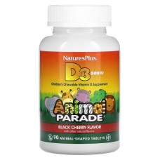 Nature's Plus Animal Parade Vitamin D3 500 IU 90 tabs