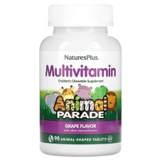 Nature's Plus Multi-Vitamin & Mineral Animal Parade 90 tabs Виноград