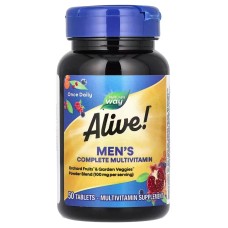Nature's Way Alive! Men's Complete Multivitamin 50 таблеток, мультивітаміни для чоловіків