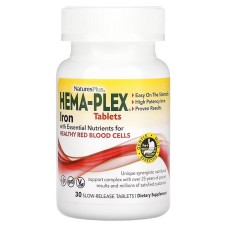 Natures Plus Hema-Plex 30 slow-release tabs