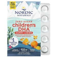 Nordic Naturals Children's DHA 600 mg 30 Gummy chews