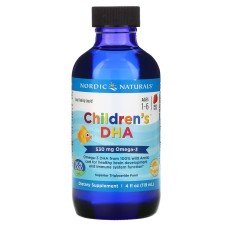 Nordic Naturals Children's DHA 119 ml Полуниця