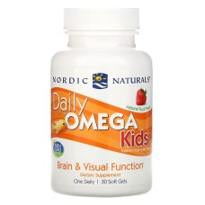 Nordic Naturals Daily Omega Kids 30 softgels Фрукти