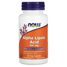 Now Foods Alpha Lipoic Acid 100 mg 60 caps