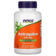 Now Foods Astragalus 500 mg 100 капсул, астрагал