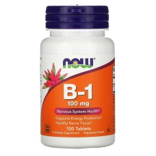 Now Foods B-1 100 mg 100 tabs