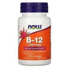 Now Foods B-12 1000 mcg 100 lozenges