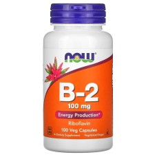 Now Foods B-2 Riboflavin 100 mg 100 caps