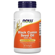 Now Foods Black Cumin Seed Oil 1000 mg 60 softgels