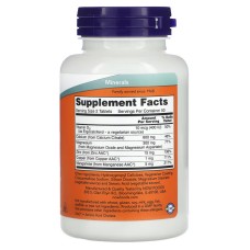 Now Foods Calcium Citrate 100 таблеток, цитрат кальцію (формула з мікроелементами та вітаміном D2)