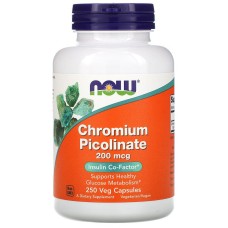 Now Foods Chromium Picolinate 200 mcg 250 caps