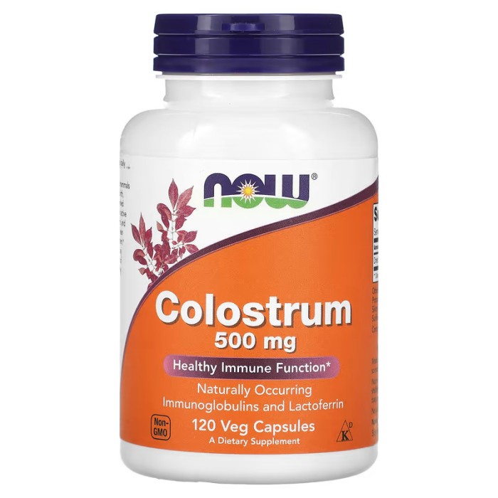 Now Foods Colostrum 500 mg 120 капсул, молозиво