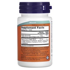 Now Foods Copper Glycinate 3 mg 120 таблеток, мідь