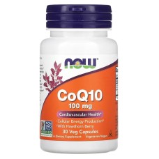 Now Foods CoQ10 100 mg 30 caps