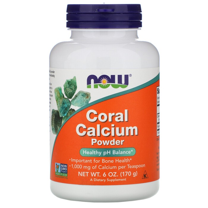Now Foods Coral Calcium 170 грам, порошок коралового кальцію