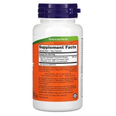 Now Foods CurcuBrain 400 mg 50 капсул, куркумін із високою біодоступністю у вільній формі