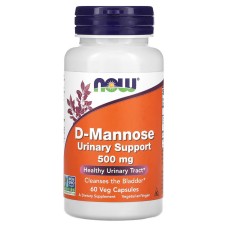 Now Foods D-Mannose 500 mg 60 caps