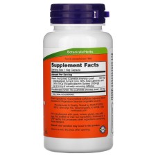 Now Foods EGCg 400 mg 90 капсул, екстракт зеленого чаю
