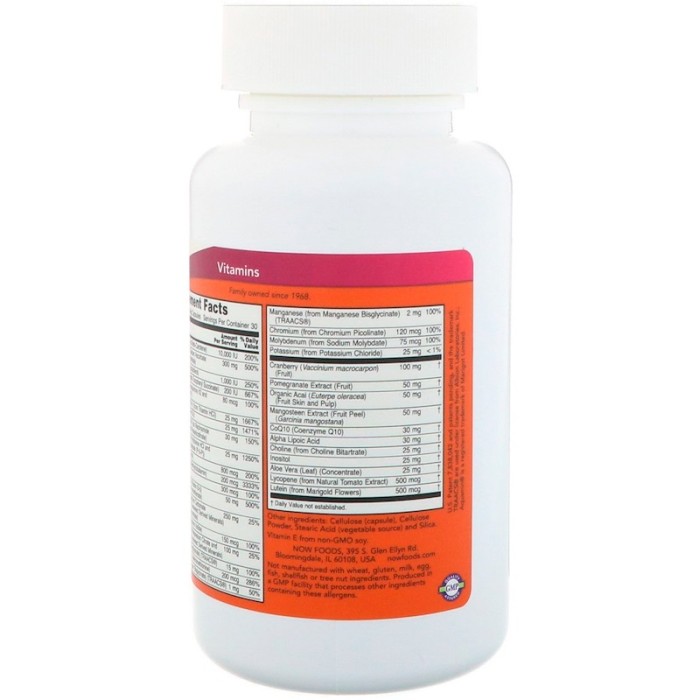 Now Foods Eve 120 капсул, вітаміни і мінерали для жінок, без заліза