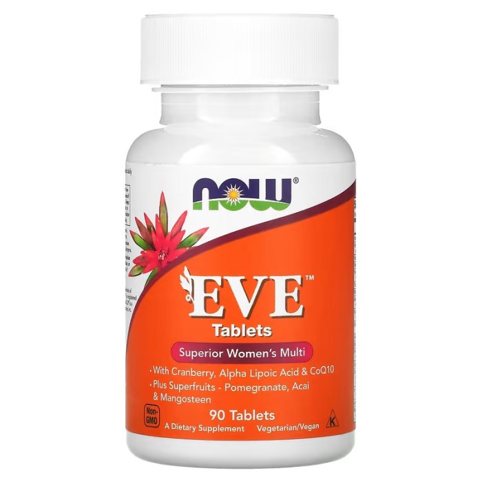 Now Foods Eve 90 таблеток, вітаміни і мінерали для жінок
