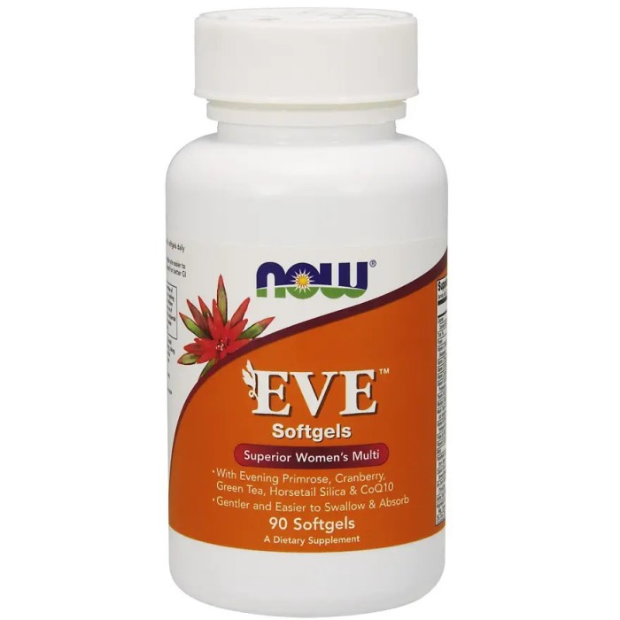 Now Foods Eve Superior Women's Multi 90 м'яких капсул, вітаміни і мінерали для жінок