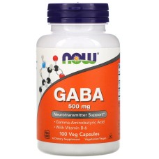 Now Foods Gaba 500 mg 100 caps