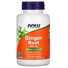 Now Foods Ginger Root 550 mg 100 caps