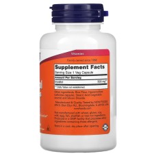 Now Foods Inositol 500 mg 100 капсул, інозитол