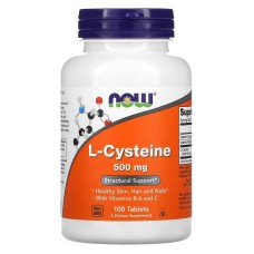 Now Foods L-Cysteine 500 mg 100 tabs