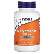 Now Foods L-Tryptophan 500 mg 60 caps
