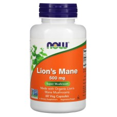 Now Foods Lion's Mane 500 mg 60 caps