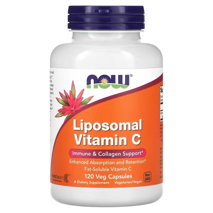 Now Foods Liposomal Vitamin C 120 капсул, ліпосомальний вітамін С