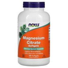 Now Foods Magnesium Citrate 180 softgels