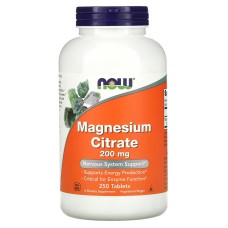 Now Foods Magnesium Citrate 250 tabs