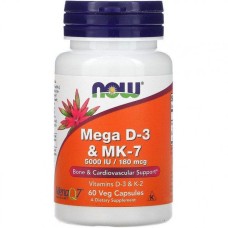 Now Foods Mega D-3 & MK-7 60 caps