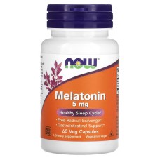 Now Foods Melatonin 5 mg 60 caps