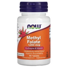 Now Foods Methyl Folate 1000 mcg 90 tabs