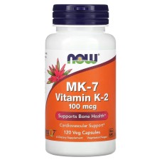 Now Foods MK-7 Vitamin K-2 100 mcg 120 caps