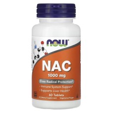 Now Foods NAC 1000 mg 60 tabs