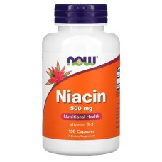 Now Foods Niacin 500 mg 100 caps