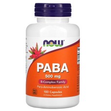 Now Foods PABA 500 mg 100 caps