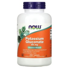 Now Foods Potassium Gluconate 99 mg 250 tabs